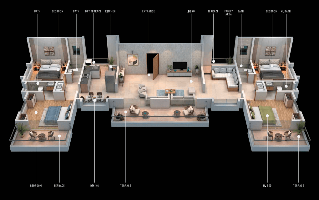 Urban Skyline 4 bhk